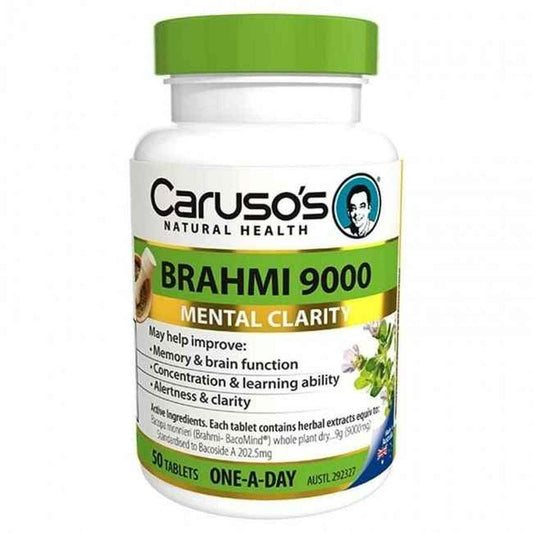 Caruso's Brahmi 9000 50 Tablets - Cutprice Online