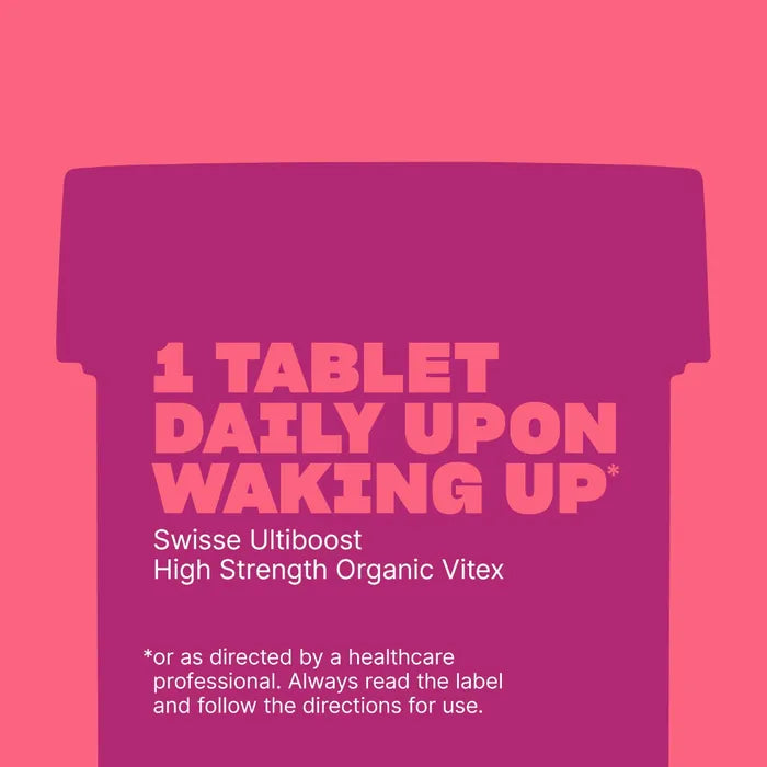 Swisse Ultiboost High Strength Organic Vitex 60 Tablets