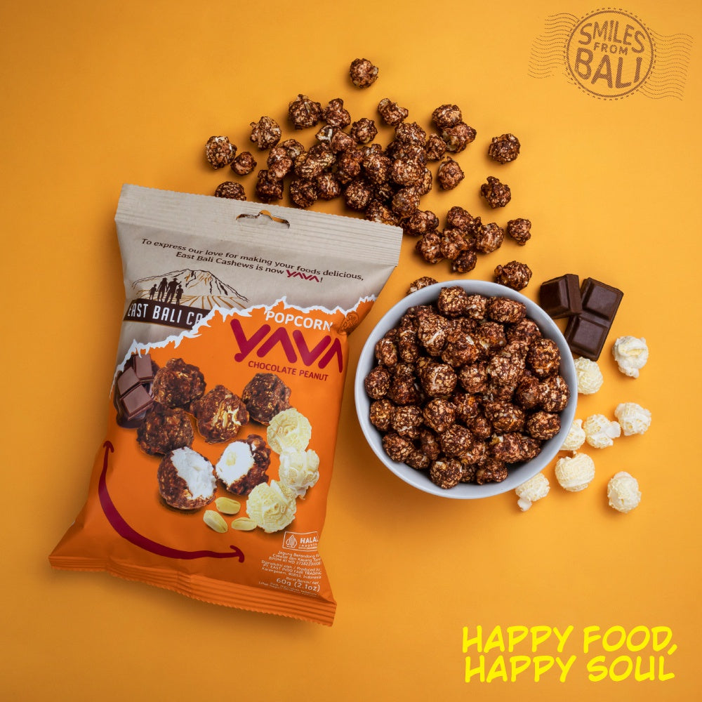 YAVA Popcorn Cacao Peanut 60g YAVA