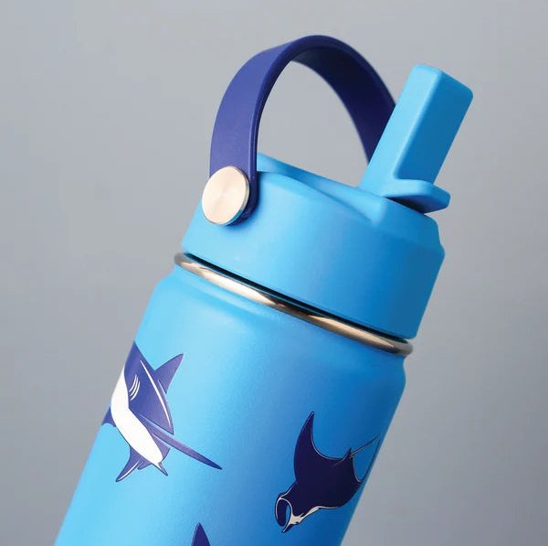Cheeki Kids Bottle Insulated Sharks 400ml - Cutprice Online