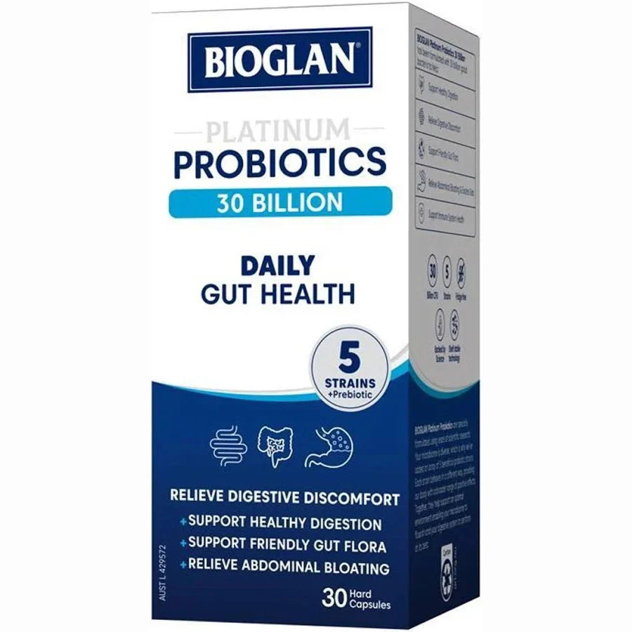 Bioglan Platinum Probiotics Daily 30 Billion 30 Capsules