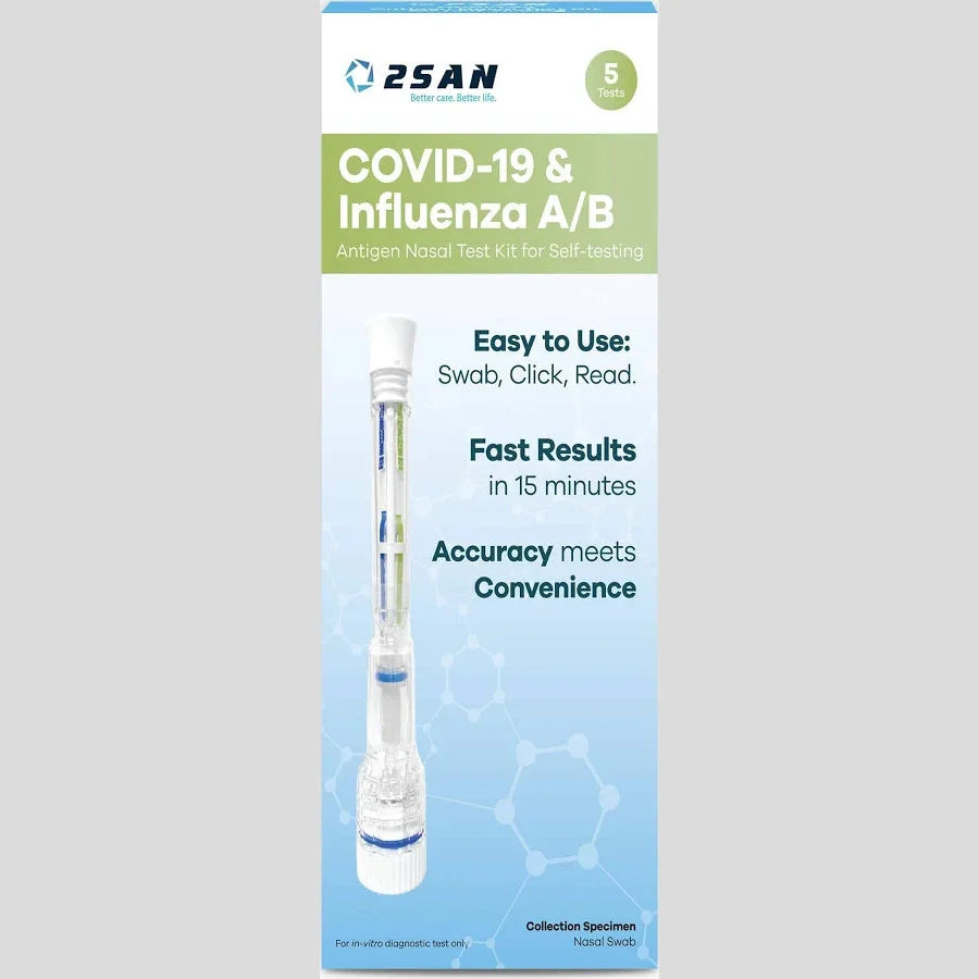 2san Covid-19 & Influenza Pen Test 1pk