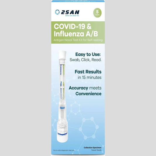 2san Covid-19 & Influenza Pen Test 1pk