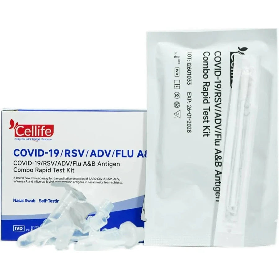 Cellife Covid-19/Rsv/Flu A&B Test 5 Pack