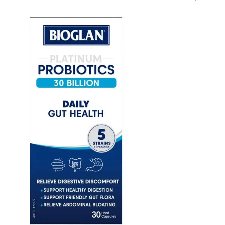 Bioglan Platinum Probiotics Daily 30 Billion 30 Capsules