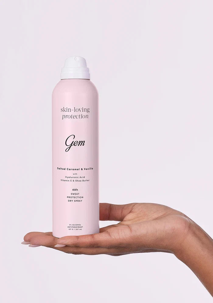Gem Skin-Loving Salted Caramel and Vanilla Deodorant Spray 127g