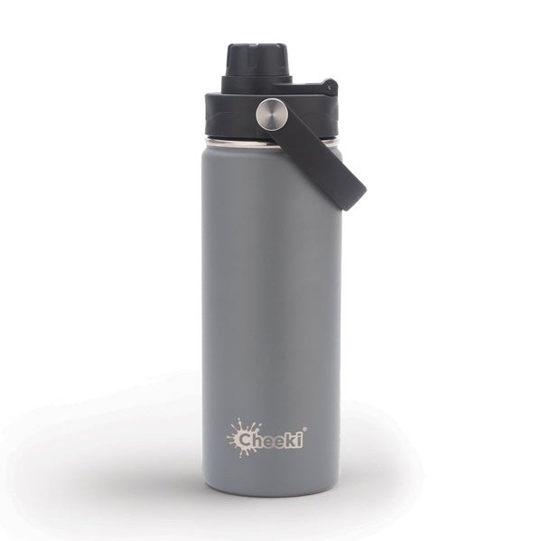 Cheeki Stainless Steel Bottle Adventure Insulated Slate 600ml CHEEKI