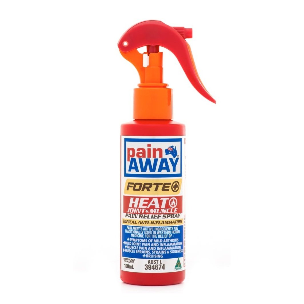 Pain Away Forte Plus Heat Joint & Muscle Pain Relief Spray 100ml - Cutprice Online