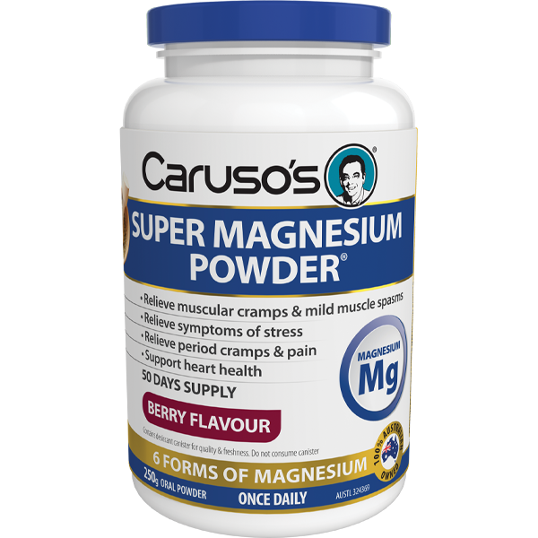 Caruso's Natural Health Super Magnesium Powder Berry 250g - Cutprice Online