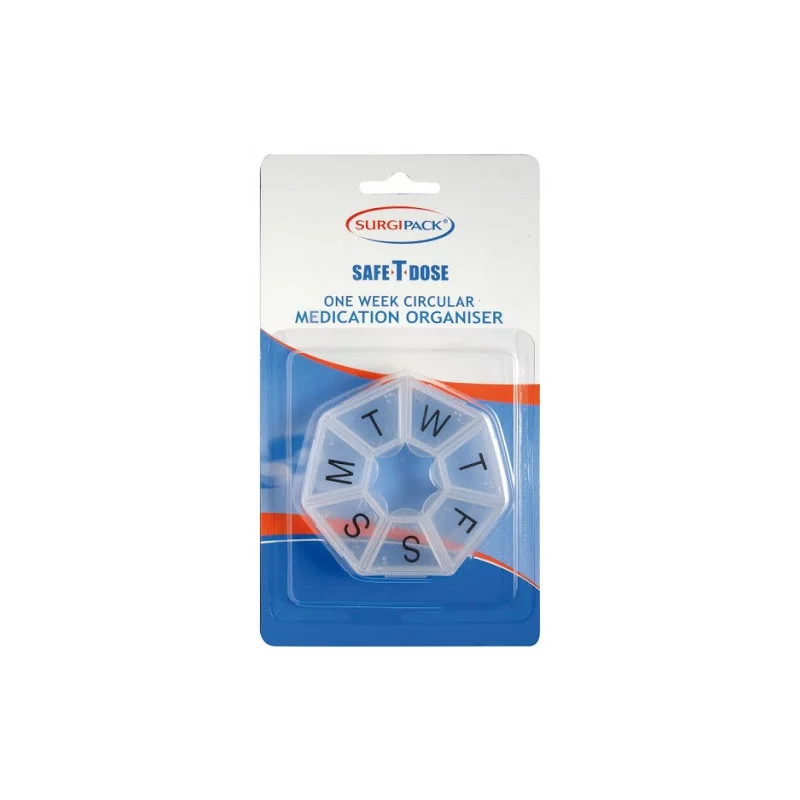 Surgipack Safe-T-Dose 1 Week Circular Medication Organiser - Cutprice Online
