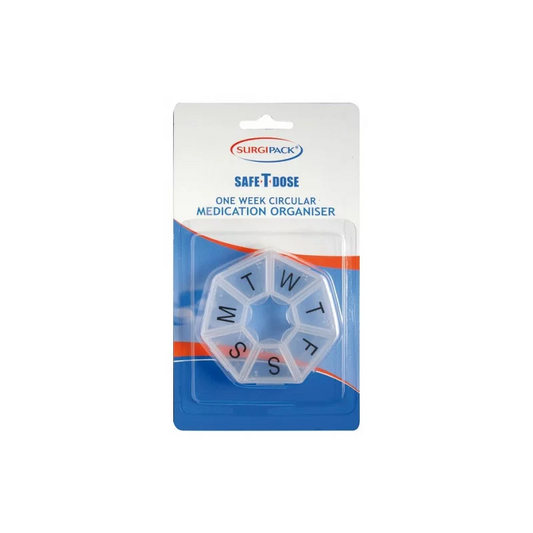 Surgipack Safe-T-Dose 1 Week Circular Medication Organiser - Cutprice Online