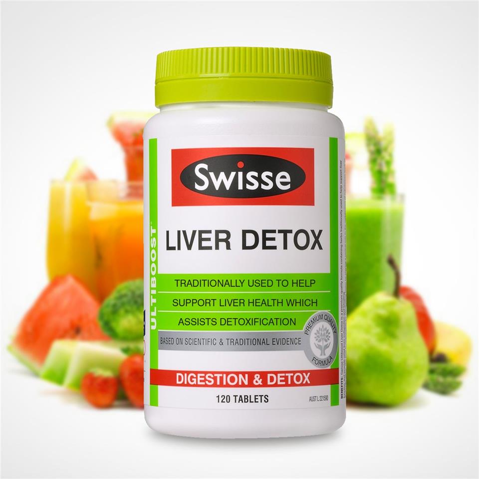 Swisse Ultiboost Liver Detox 120 Tablets - Cutprice Online
