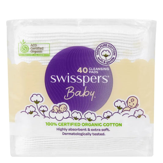 Swisspers Baby Organic Cotton Large Pads 40 - Cutprice Online