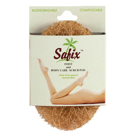 SAFIX Foot & Body Scrub Pad Biodegradable & Compostable 1 SAFIX