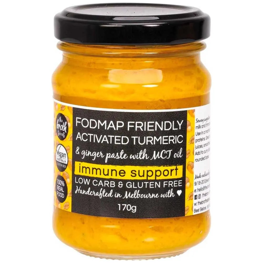 THE BROTH SISTERS Activated Turmeric & Ginger Paste With MCT Oil 170g THE BROTH SISTERS