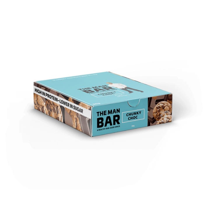 The Man Bar Chunky Choc 50g 10pk - Cutprice Online