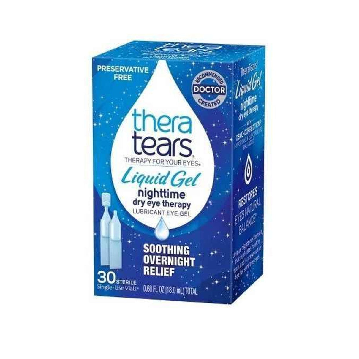 Thera Tears Liquid Gel Single Use Vials 0.6ml 30 Pack