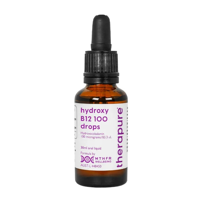 Therapure By MTHFR Wellbeing Hydroxy B12 100 Drops 30ML - Cutprice Online