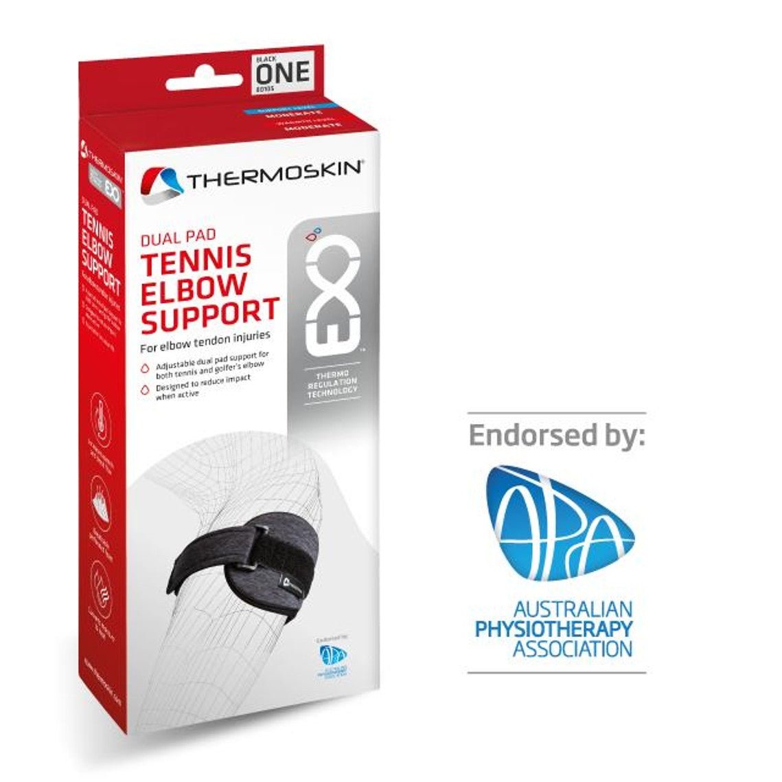 Thermoskin EXO Dual Tennis Elbow One Size 80105 - Cutprice Online