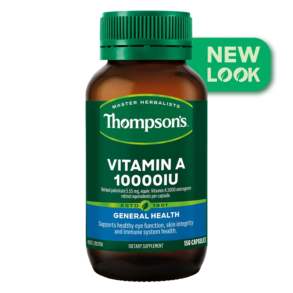 Thompson's Vitamin A 10000iu 150 Capsules THOMPSON'S