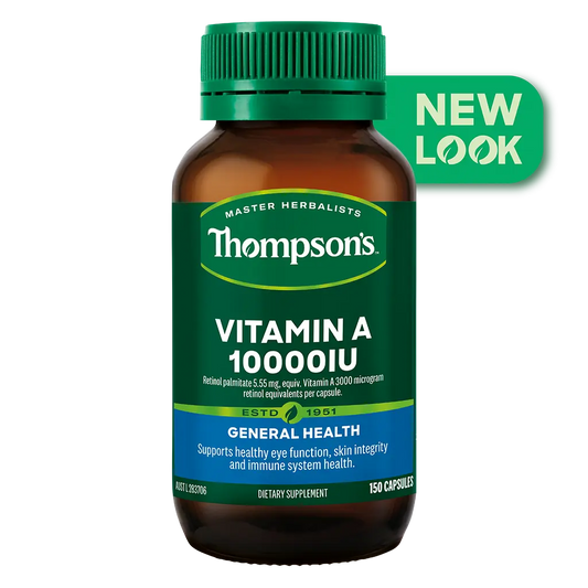 Thompson's Vitamin A 10000iu 150 Capsules THOMPSON'S