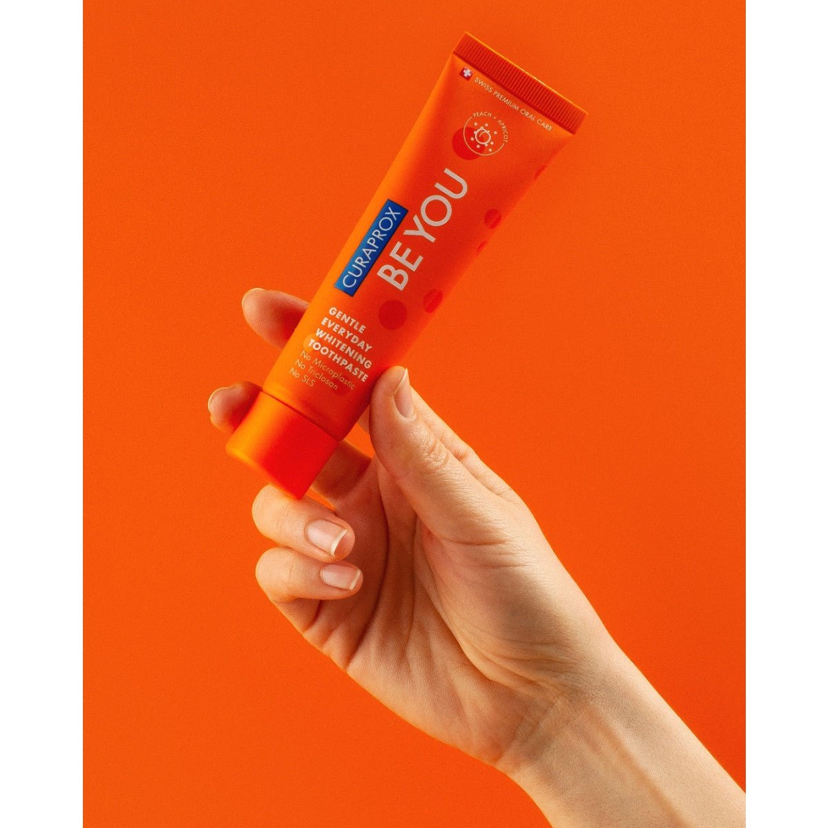 Curaprox Be You Peach & Apricot Whitening Toothpaste 60ml - Cutprice Online