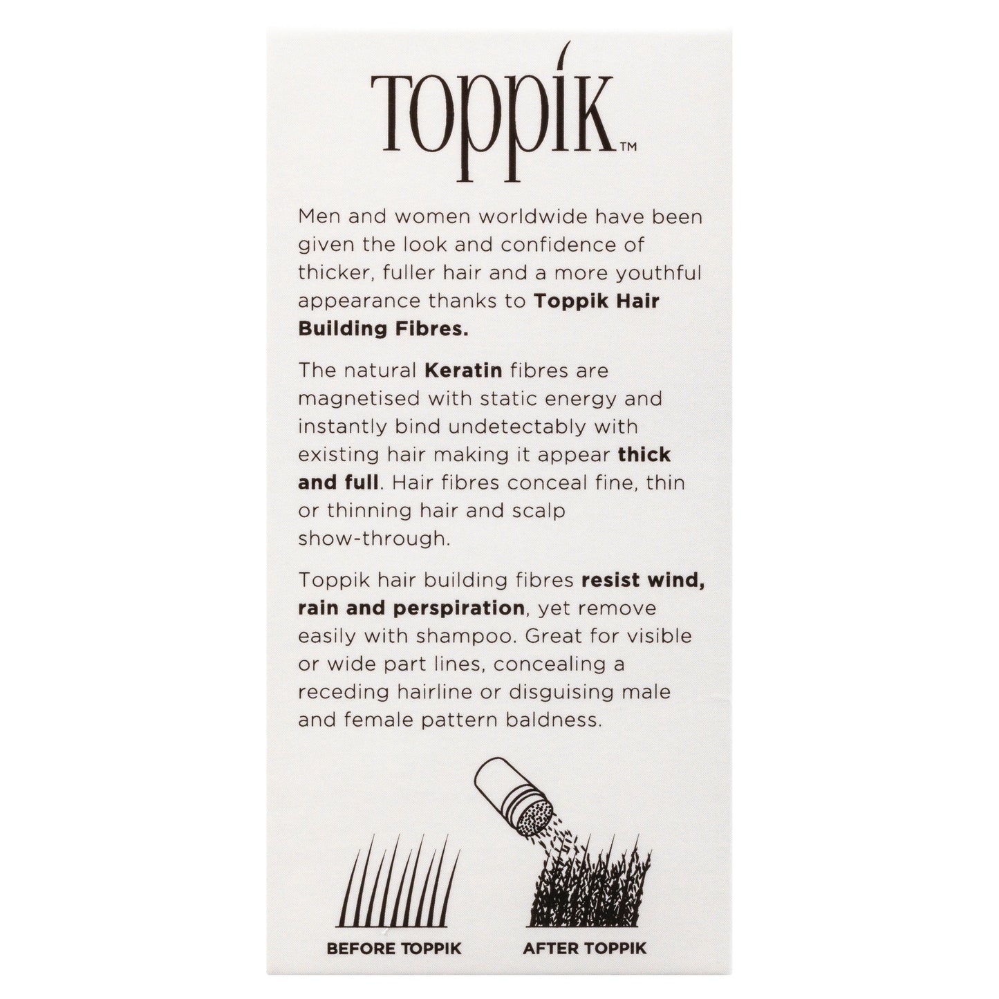 Toppik Hair Building Fibres Black 12g - Cutprice Online