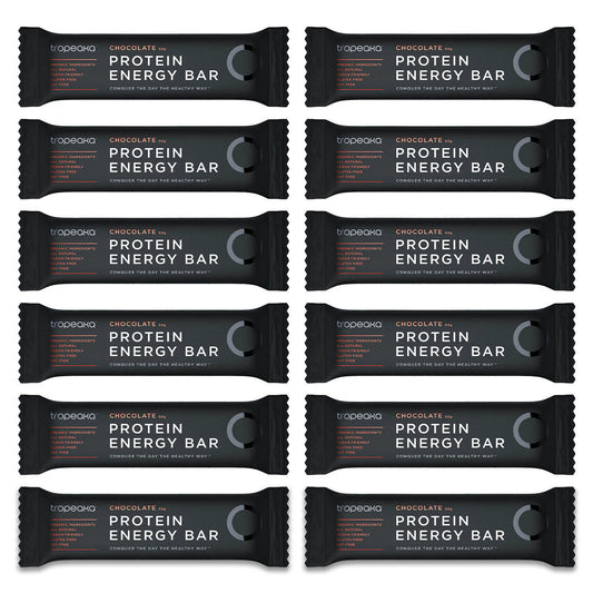 Tropeaka Protein Energy Bar Chocolate 50g (Pack of 12) - Cutprice Online