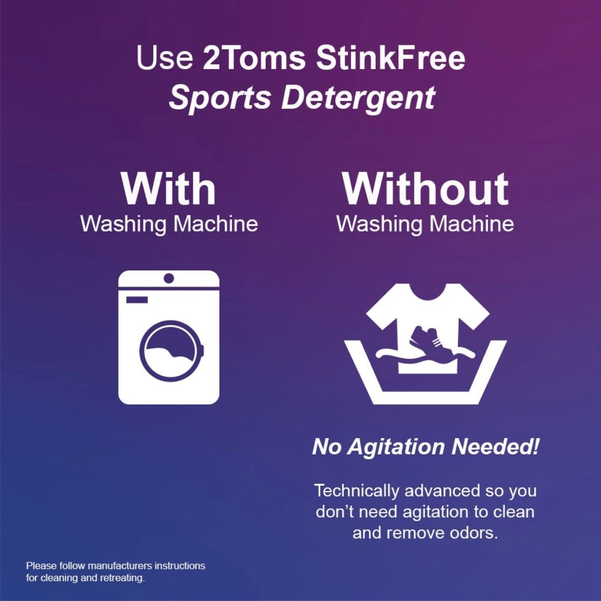 2toms Stink Free Sports Detergent 887ml - Cutprice Online