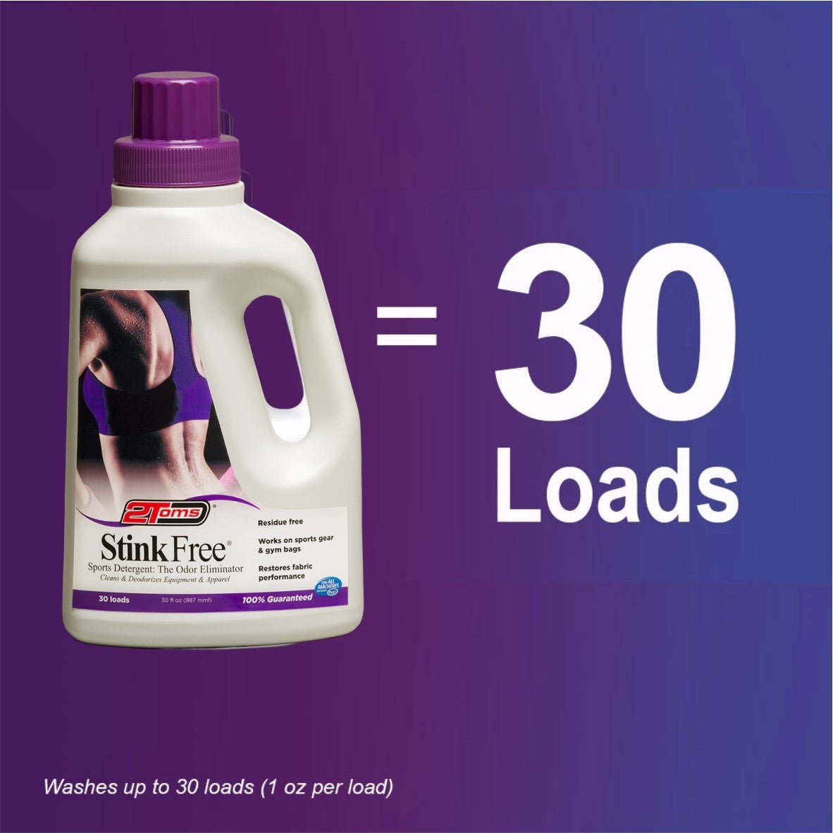 2toms Stink Free Sports Detergent 887ml - Cutprice Online