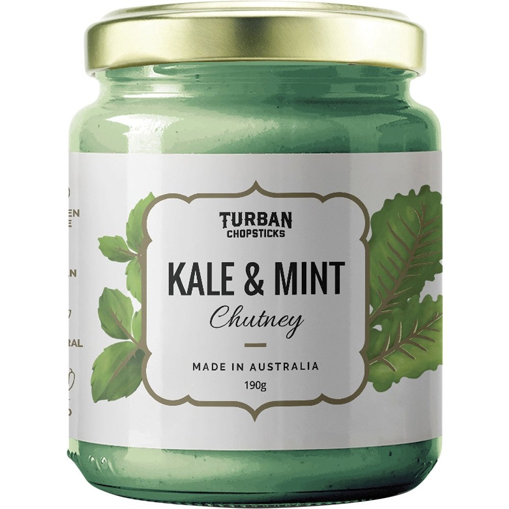 TURBAN CHOPSTICKS Chutney Kale & Mint 190g - Cutprice Online