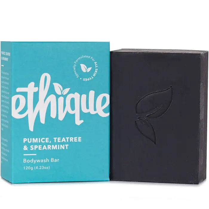 ETHIQUE Solid Bodywash Bar Pumice, Tea Tree & Spearmint 120g ETHIQUE