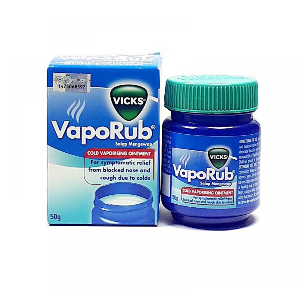 Vicks VapoRub Ointment Decongestant Chest Rub 50g - Cutprice Online