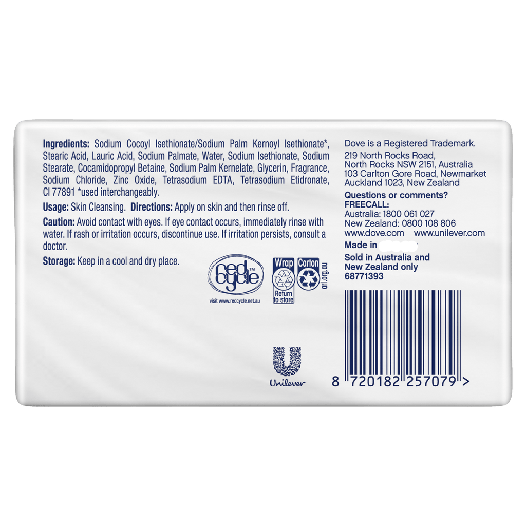 Dove Beauty Cream Bar 90G 4 Pack Soap - Cutprice Online