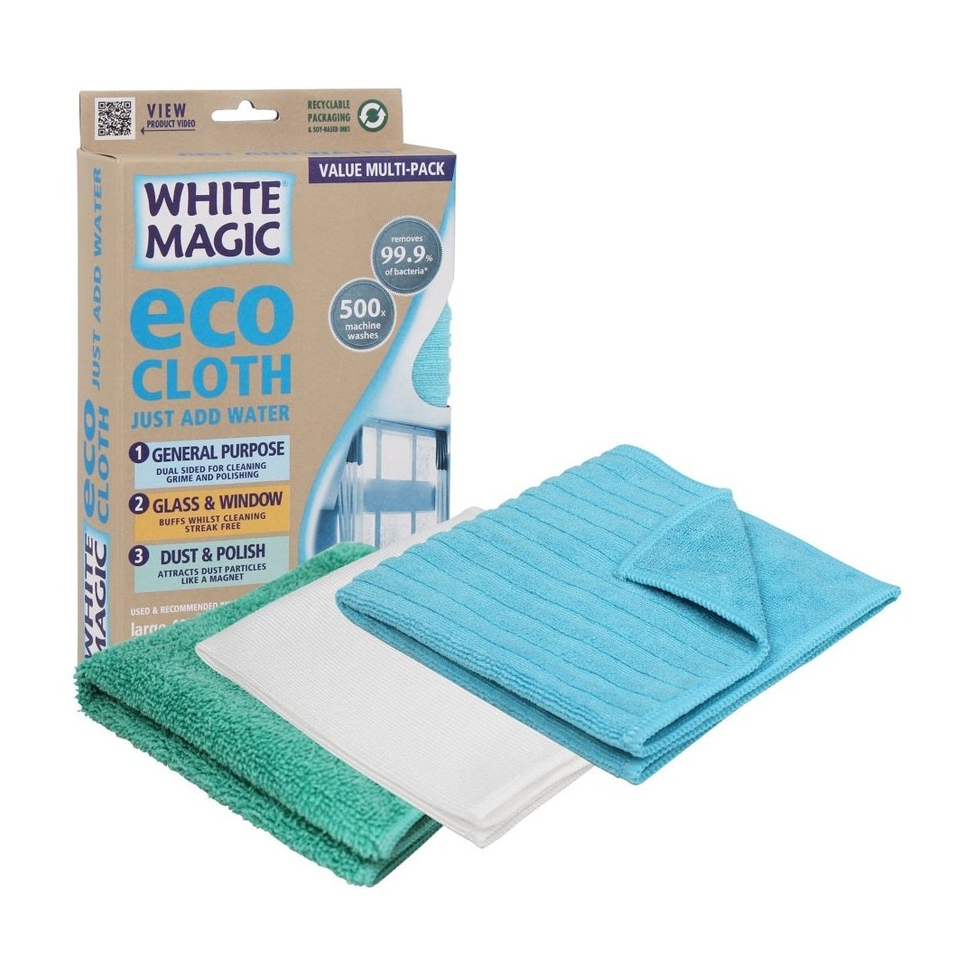 White Magic Eco Micro Fibre Dust & Polish 1Pk (SINGLE) - Cutprice Online