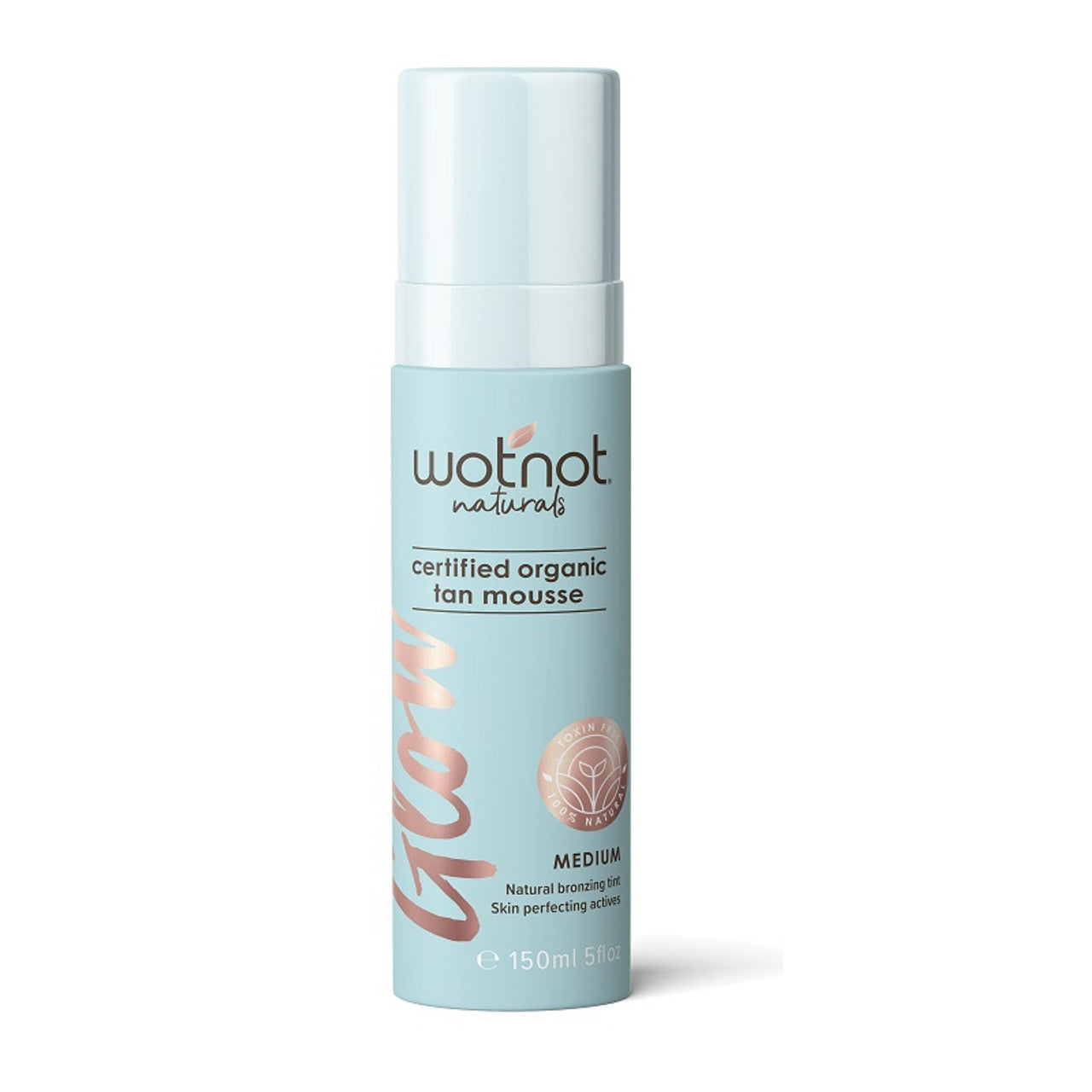 WOTNOT Certified Organic Self Tan Mousse Medium 150ml WOTNOT