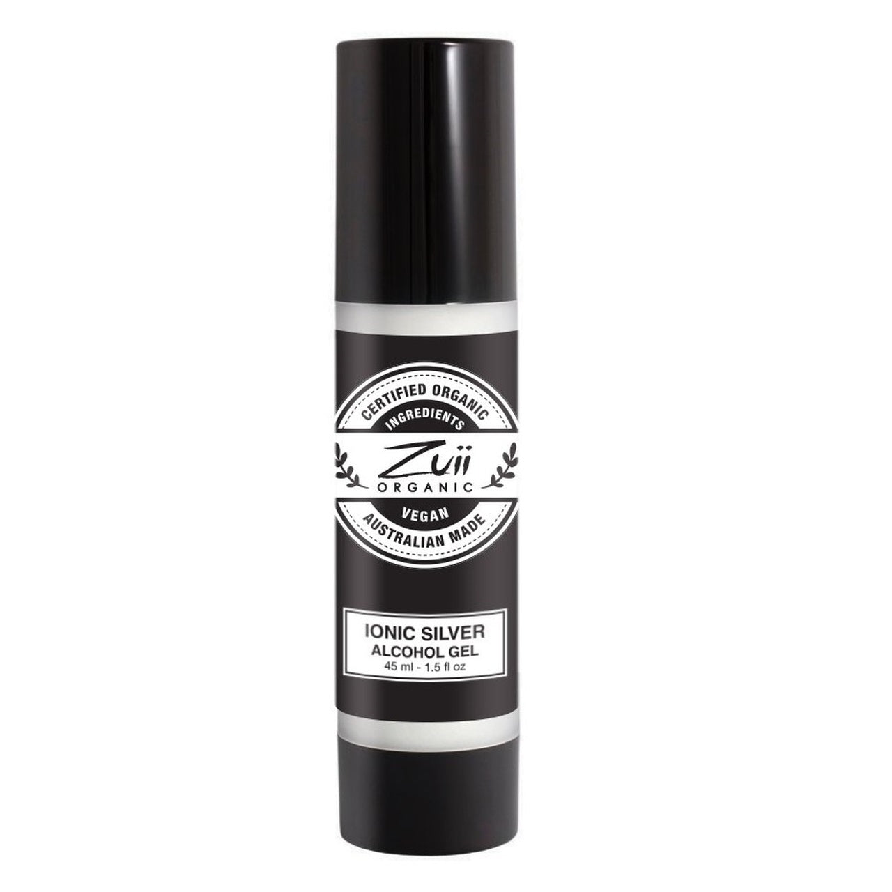 ZUII ORGANIC Ionic Silver Alcohol Sanitising Gel 45ml - Cutprice Online